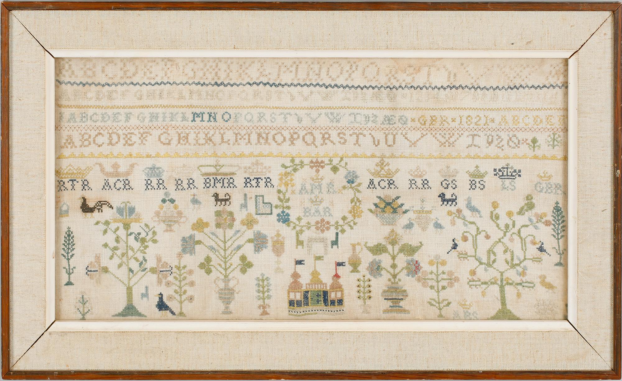 MÄRKTAVLA, dat 1821.