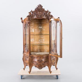 A  DISPLAY CABINET, late 19th century.