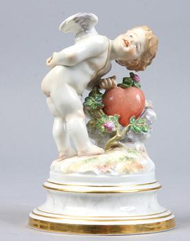 FIGURINER, 2 st, porslin, Meissen, 1800/1900-tal.