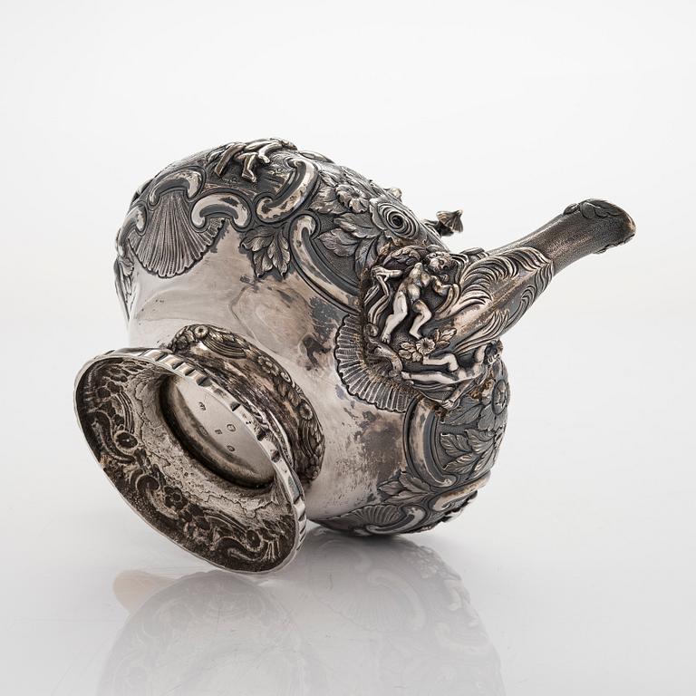 Joseph Angell, te- och kaffeservis, sterlingsilver, 7 delar, London 1817-1823.