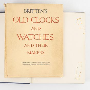 Books about clocks and watchmaking – 23 vols.