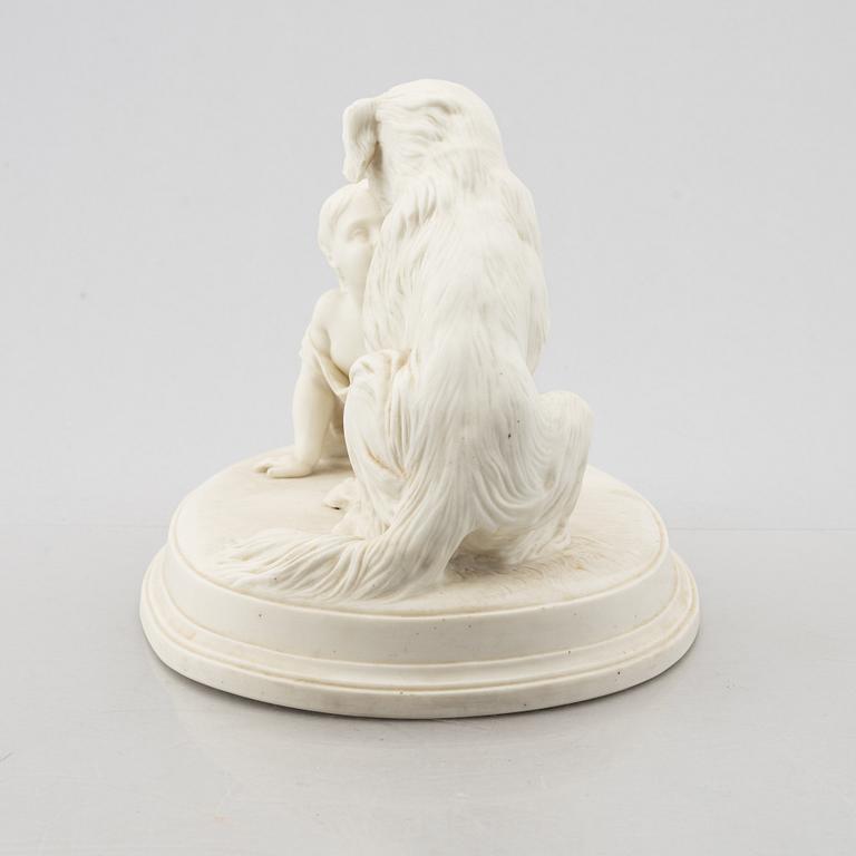 Figurine, parian ware, ""Kan du inte tala?".