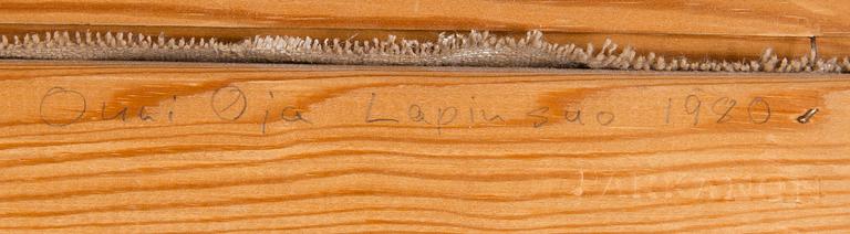Onni Oja, "Lapin suo".