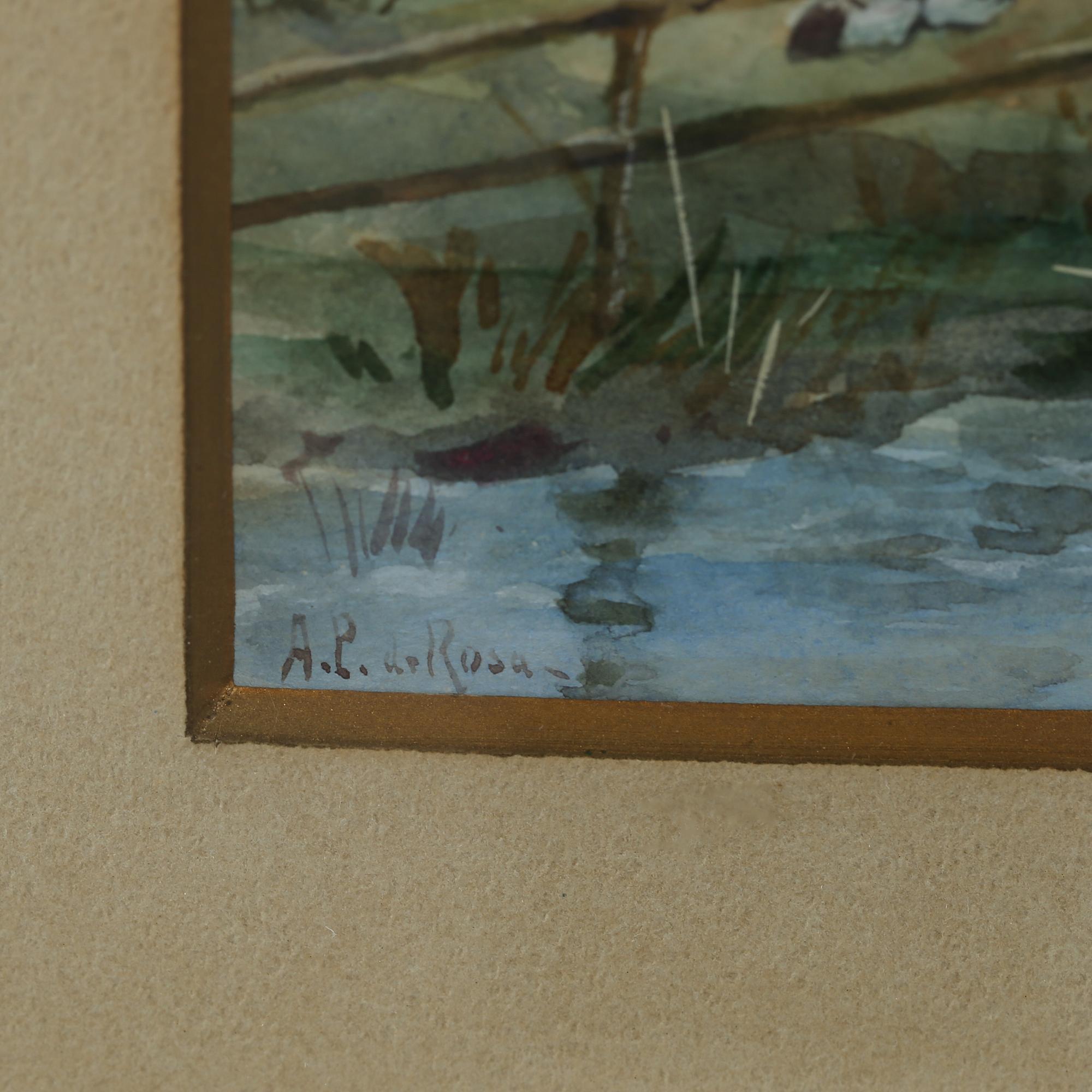 ANNA PALM DE ROSA, gouache, signerad.