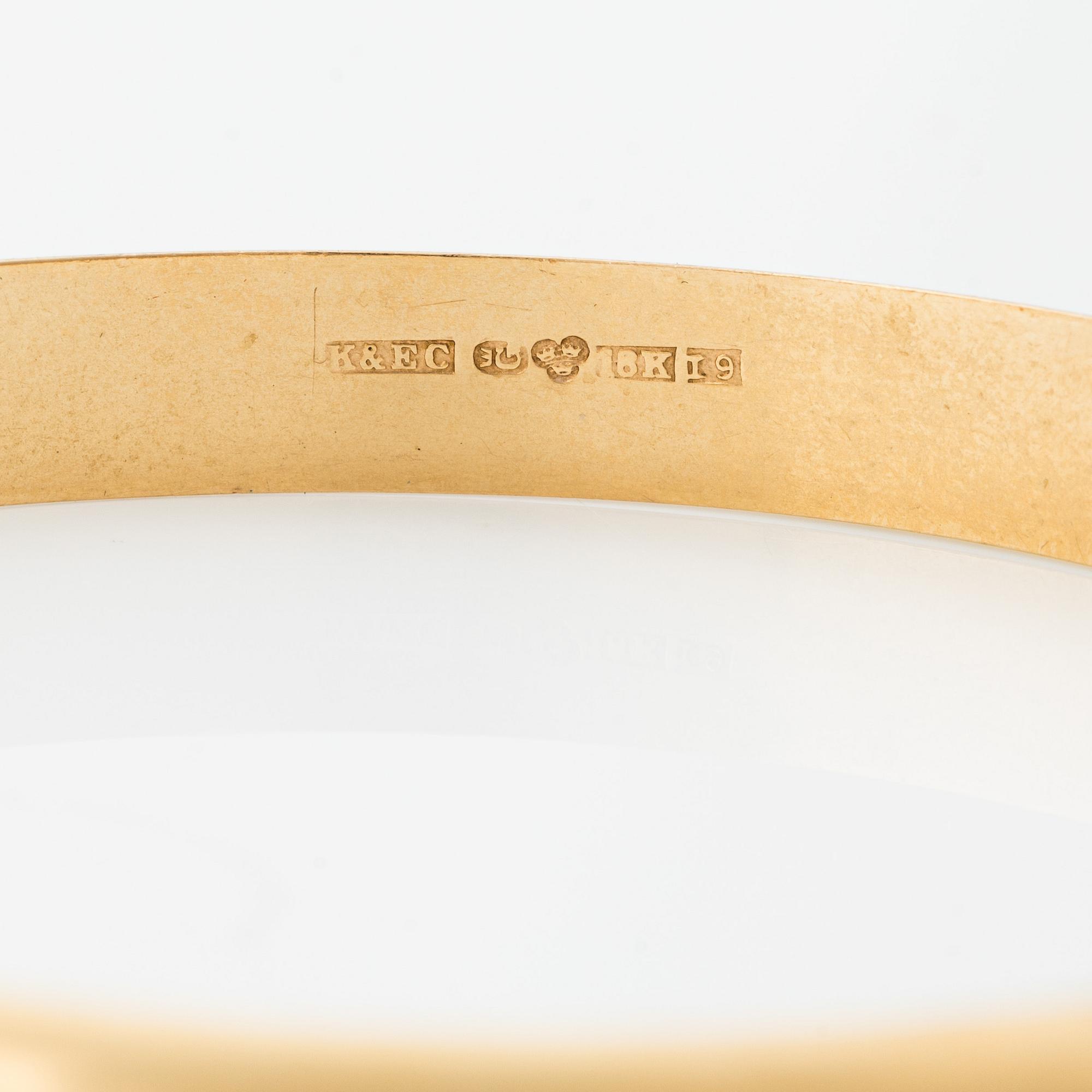 Armring, 18K guld, Ceson, Göteborg 1959.