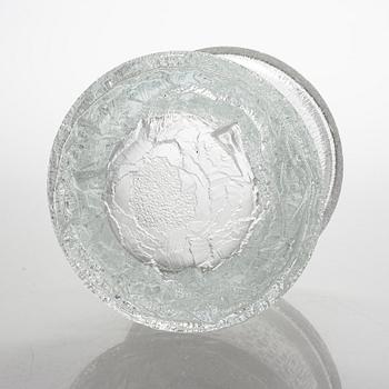 Tapio Wirkkala, vas 3441, signerad, glas, Iittala 1970-tal.