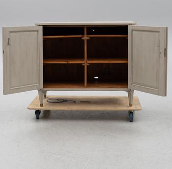 A Gustavian style sideboard, late 19th Century.