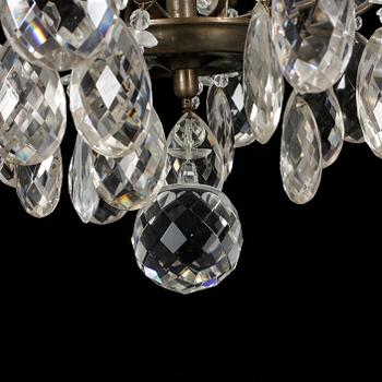 LJUSKRONA, barockstil, 1900-talets första hälft, höjd 75cm.