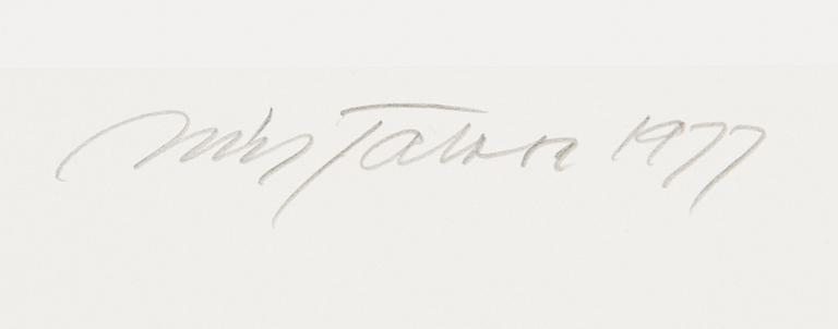 Portfolio with eleven serigraphs, signed and numbered 67/110, 1977.