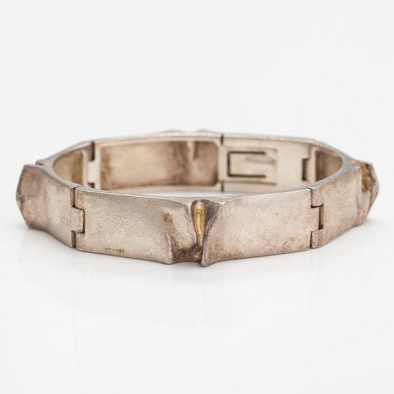Björn Weckström, Armband "Ceres", sterlingsilver. Lapponia 1978.