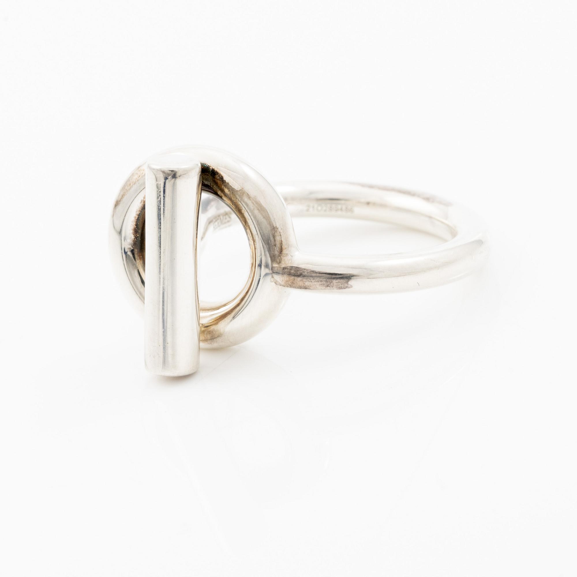 Hermès ring sterling silver "Echappee".