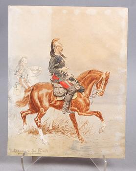 THORVALD RASMUSSEN, 3 st, akvareller. Sign.