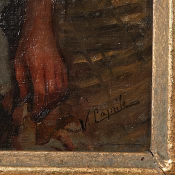VINCENZO CAPRILE,  olja på duk, sign.