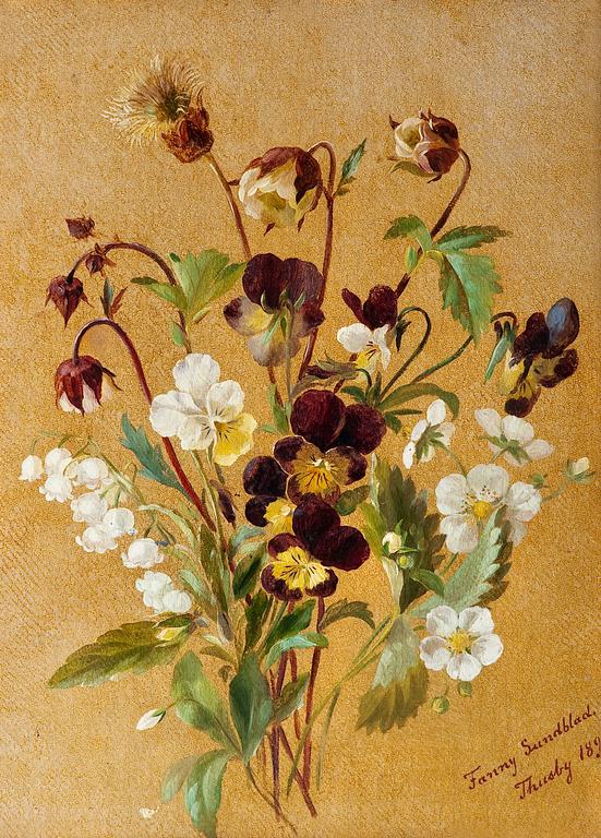 Fanny Sundblad, A BUNCH OF FLOWERS.