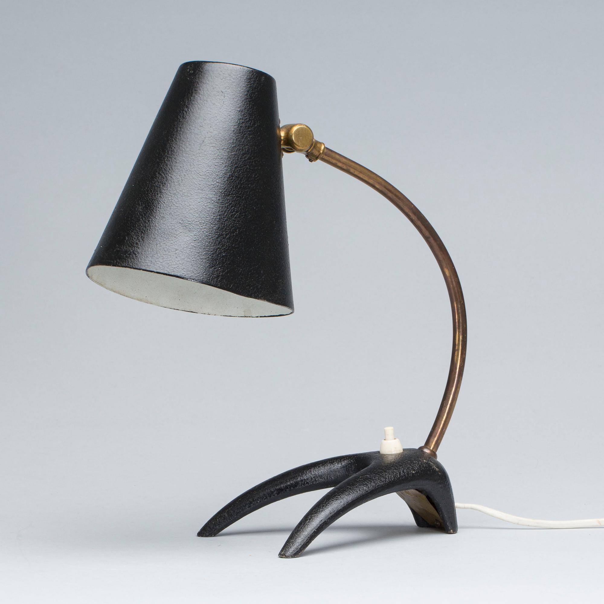 BORDSLAMPA, EWÅ, 1900-talets andra hälft.