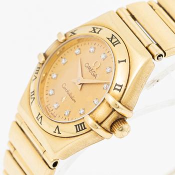 Omega, Constellation, wristwatch, 22.5 mm.