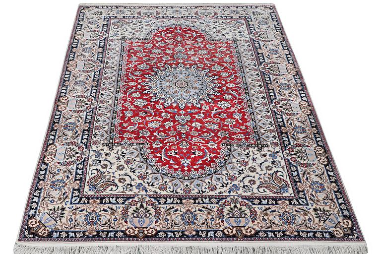 Matta, Nain part silk, 6 laa, ca. 303 x 184 cm.