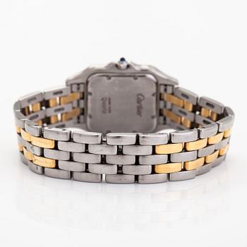 Cartier, Panthère, armbandsur, 26,5 x 26,5 (36) mm.