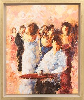 Bengt Göran Karlsson, olja på duk signerad.