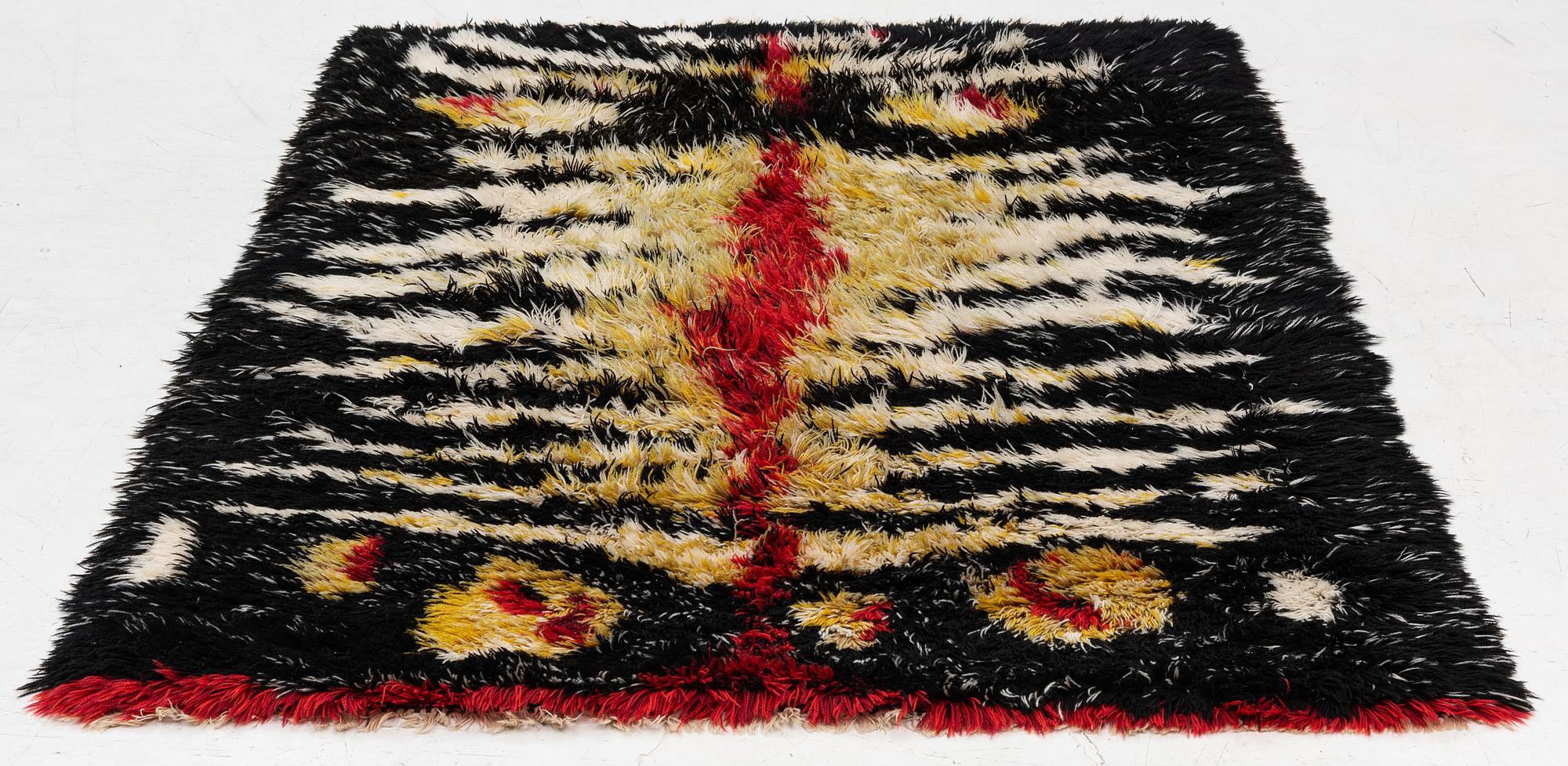 A carpet, knotted pile, ca 200 x 143 cm.