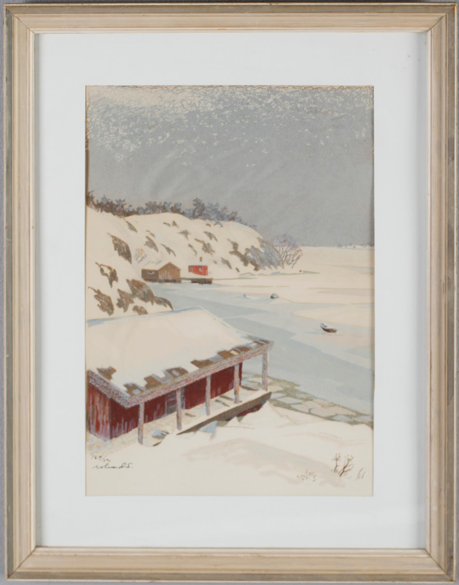 ROLAND SVENSSON, färglitografi, signerad, numrerad 169/310.