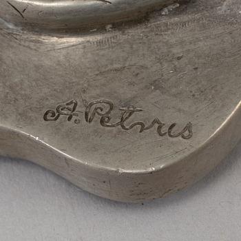 Anna Petrus, a pewter inkwell, Herman Bergman Konstgjuteri, Stockholm 1930s.
