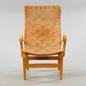 A "Pernilla" easy chair, designed by Bruno Mathsson for Firma Karl Matsson, made 1943.
