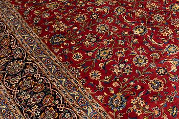 A so called Royal Kashan carpet, signed, c. 430 x 317 cm.