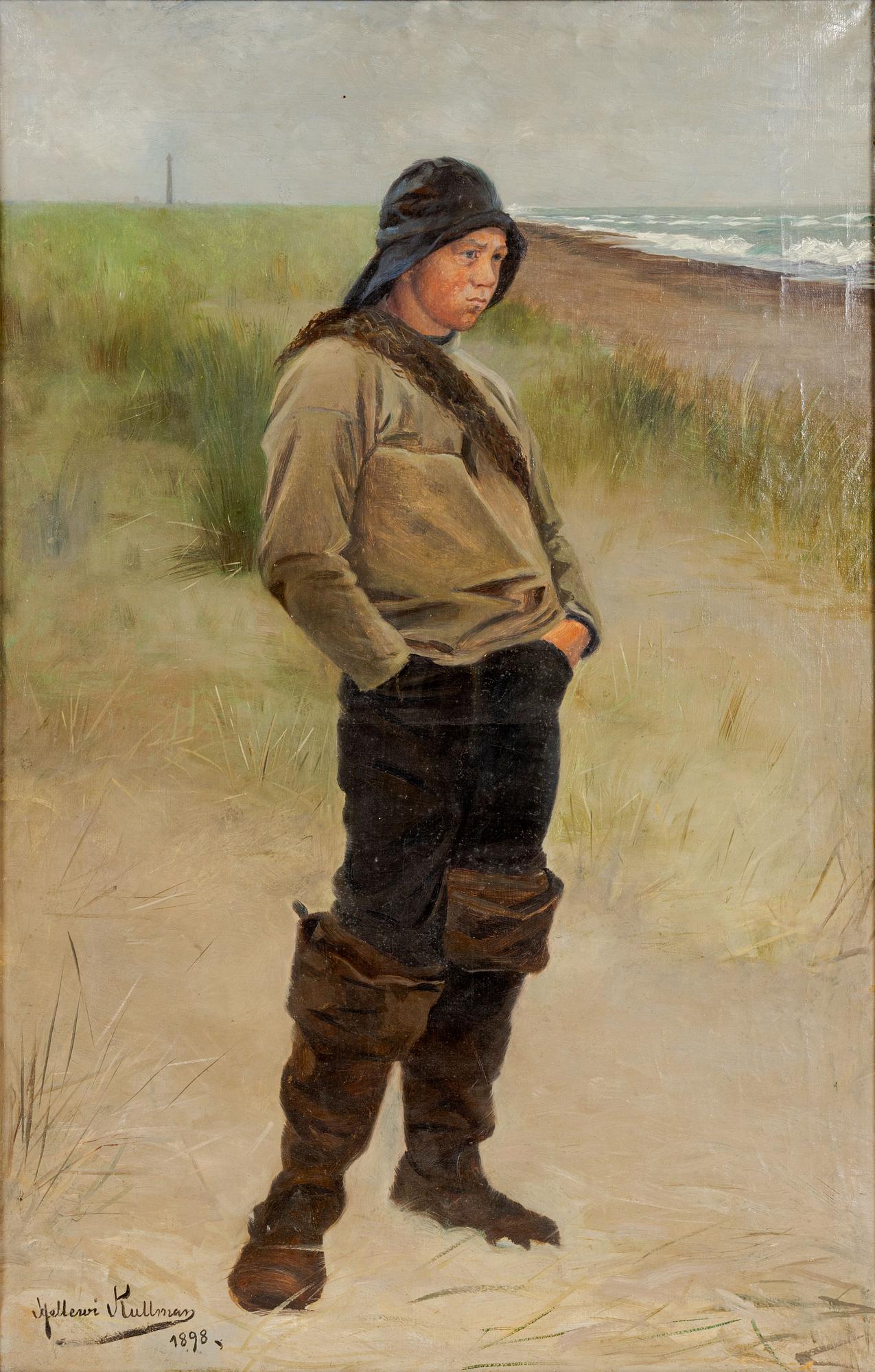 Hellewi Kullman, Vid stranden.