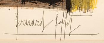 Bernard Buffet, lithograph in colours signed and numbered 26/125.