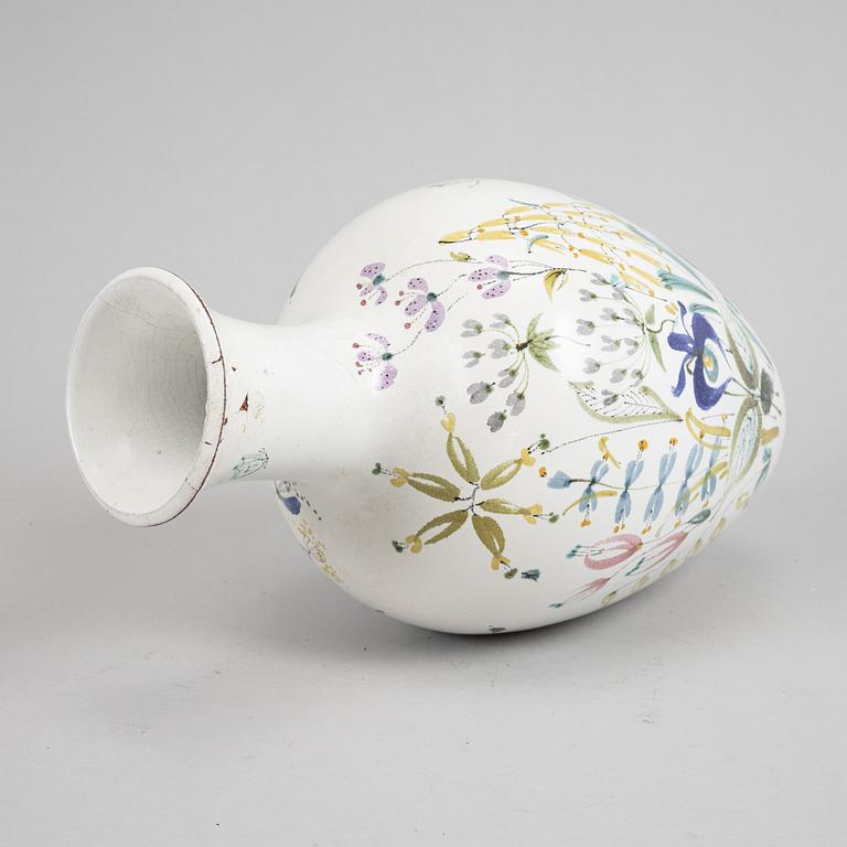 An earthenware vase by Stig Lindberg, Gustavsberg Studio.