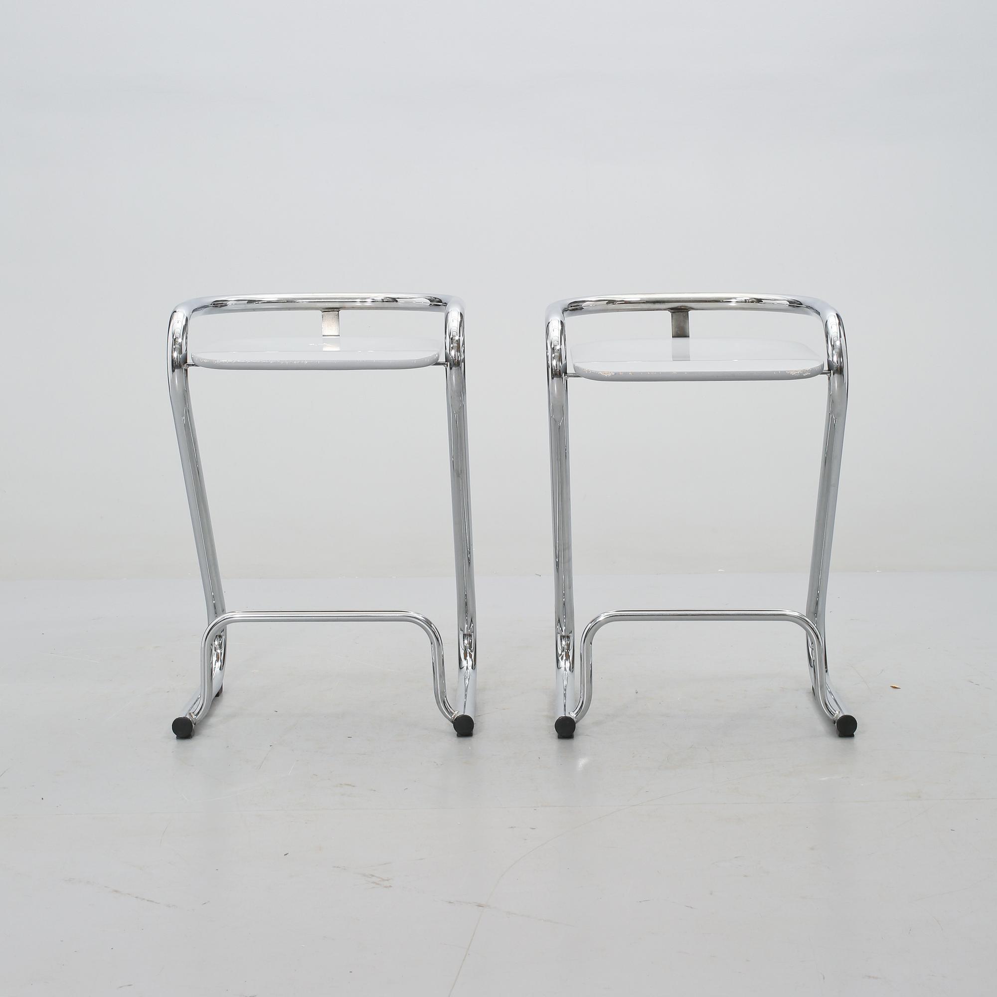 BARSTOLAR, 2 st, Börje Lindau, 1900-taleta andra hälft.