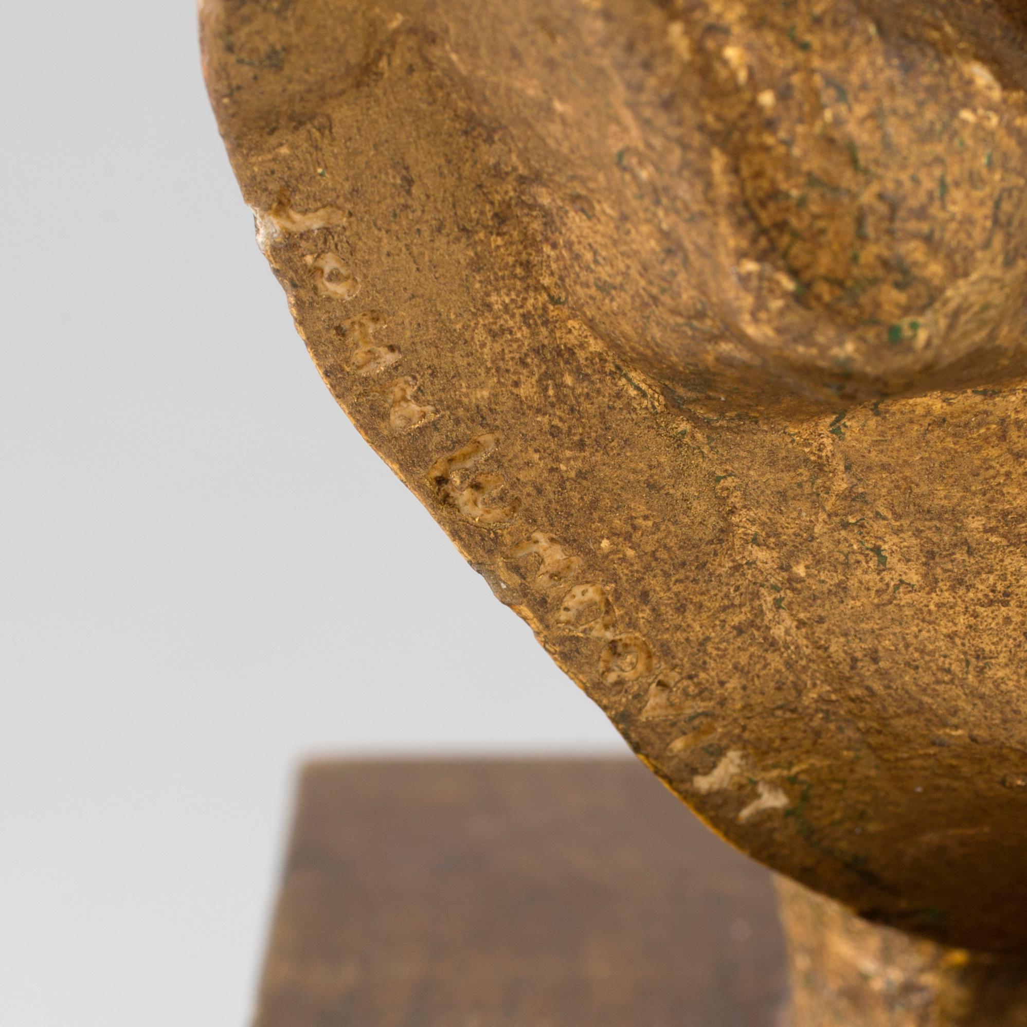 JOHN LUNDQVIST, Skulptur, gips, signerad.