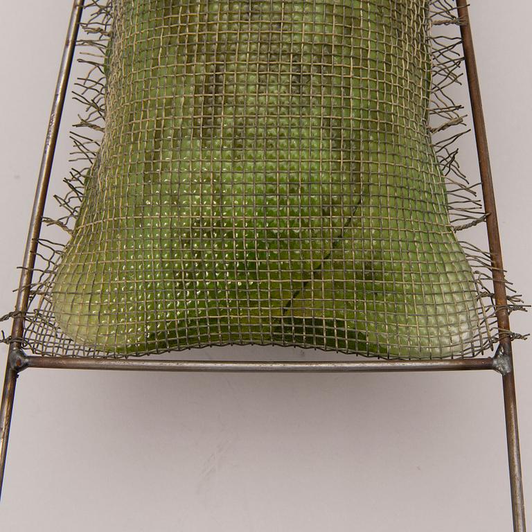 MARKKU SALO, skulptur, signerad Markku Salo, Nuutajärvi Notsjö 1991.