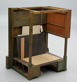 DOCKTEATER med FIGURER samt SCENOGRAFIER, troligen Danmark, 1900-tal.