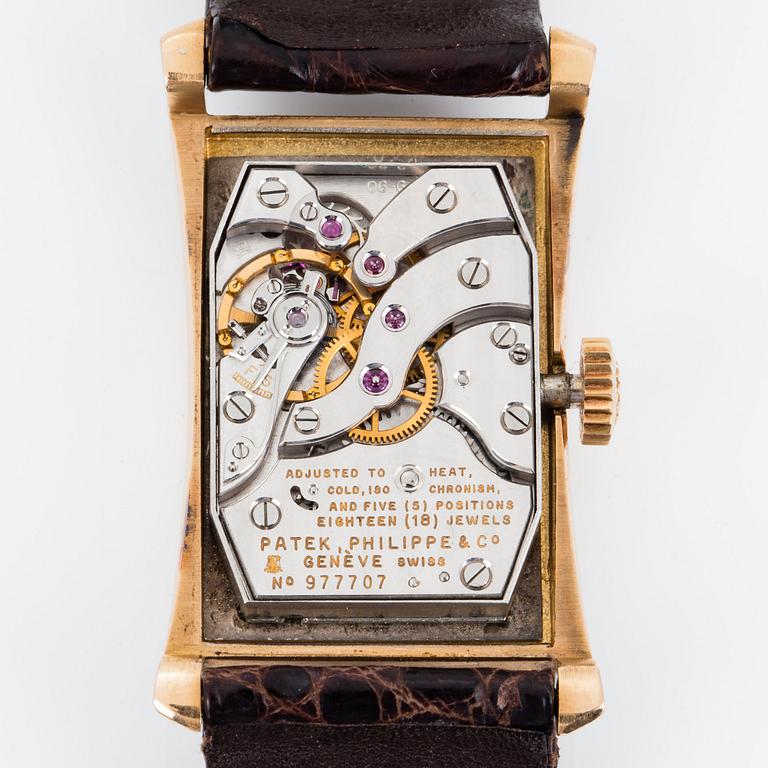 Patek Philippe, Genève, "The Hour Glass", "No subsidiary seconds".