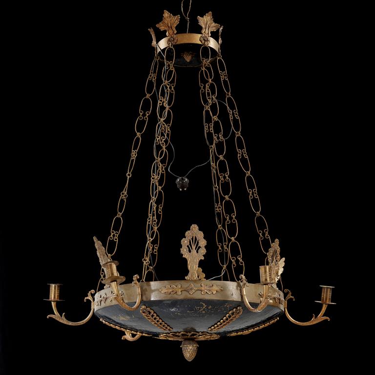 TAKAMPEL, empirestil, 1900-tal. Höjd ca 80 cm.