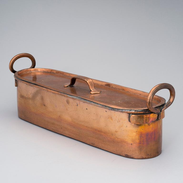 FISKGRYTA, koppar, Ryssland 1800-tal.