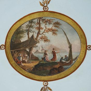 A late Gustavian late 18th century table.