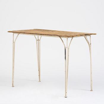 Hans Bergström, a five-piece garden furniture set, ateljé Lyktan, Åhus, 1940s-50s.