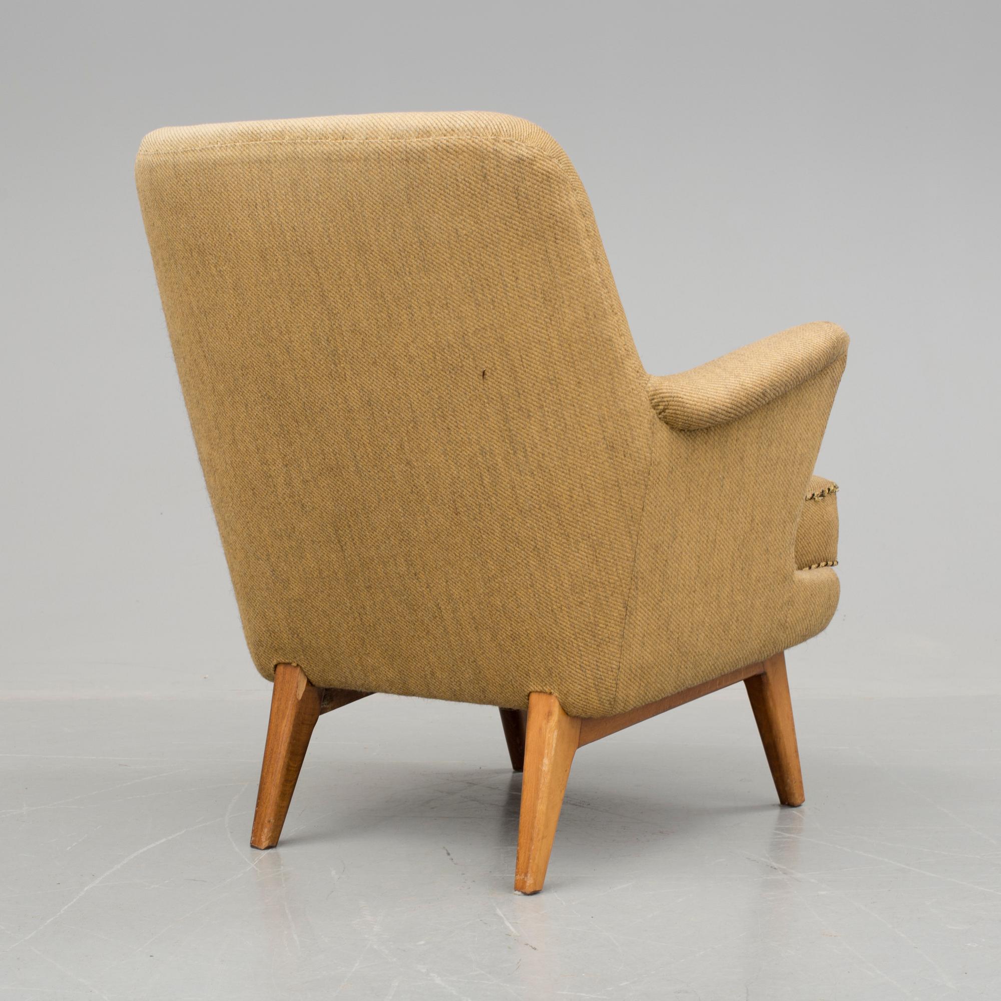 SOFFA samt FÅTÖLJ, 1950-tal.