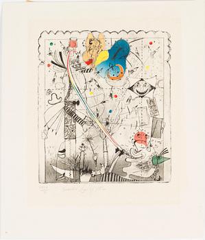 JORGO KRALLIS, färgetsning, signerad och numrerad XXXV/75 med blyerts.