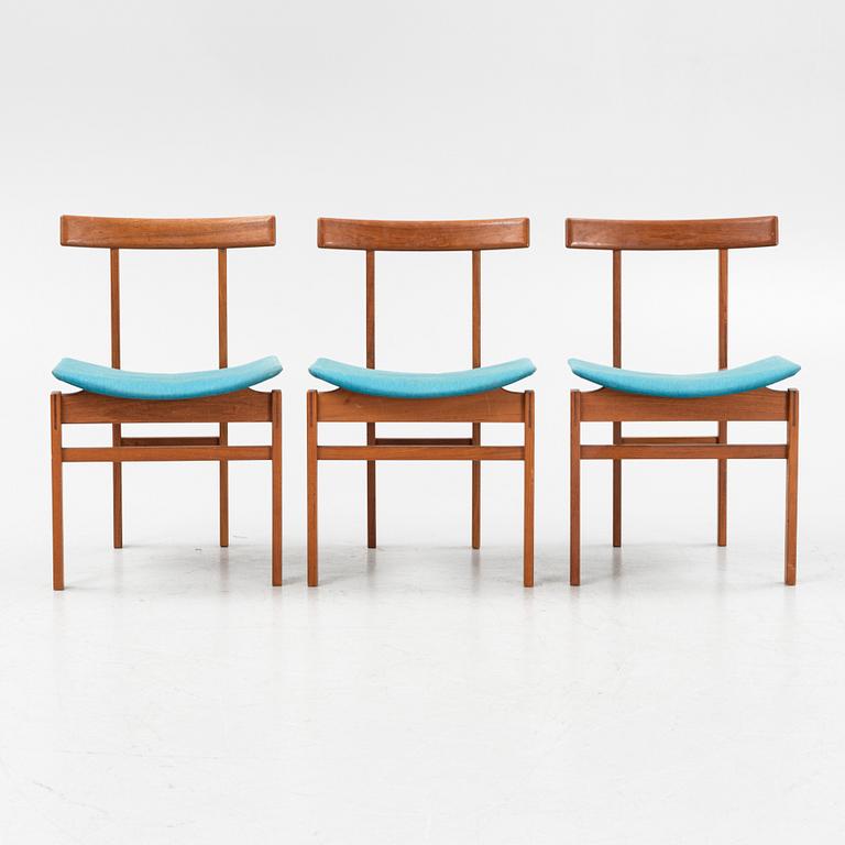 Inger Klingenberg, chairs, 3 pcs model no. 193 France & Son, 1960s.