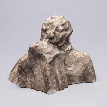 LAURI LEPPÄNEN, sculpture, plaster, signed.