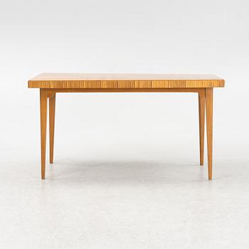 A mahogany-veneered Swedish Modern coffee table, Svenska Möbelfabriken Bodafors1940's/50's.