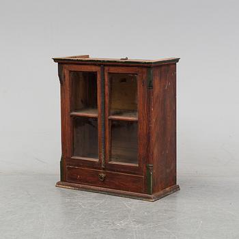 A Swedish hanging cabinet, mid or second half of the 19th century.