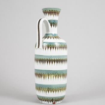 An earthenware vase by Stig Lindberg, Gustavsberg Studio.