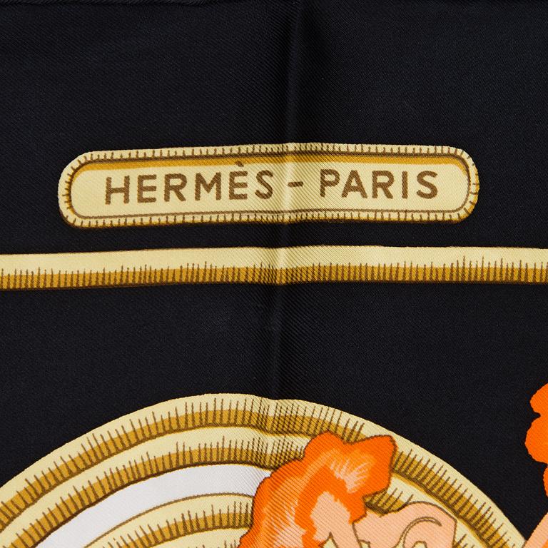 SCARF, Hermès, "Caraibes", issued 1974.