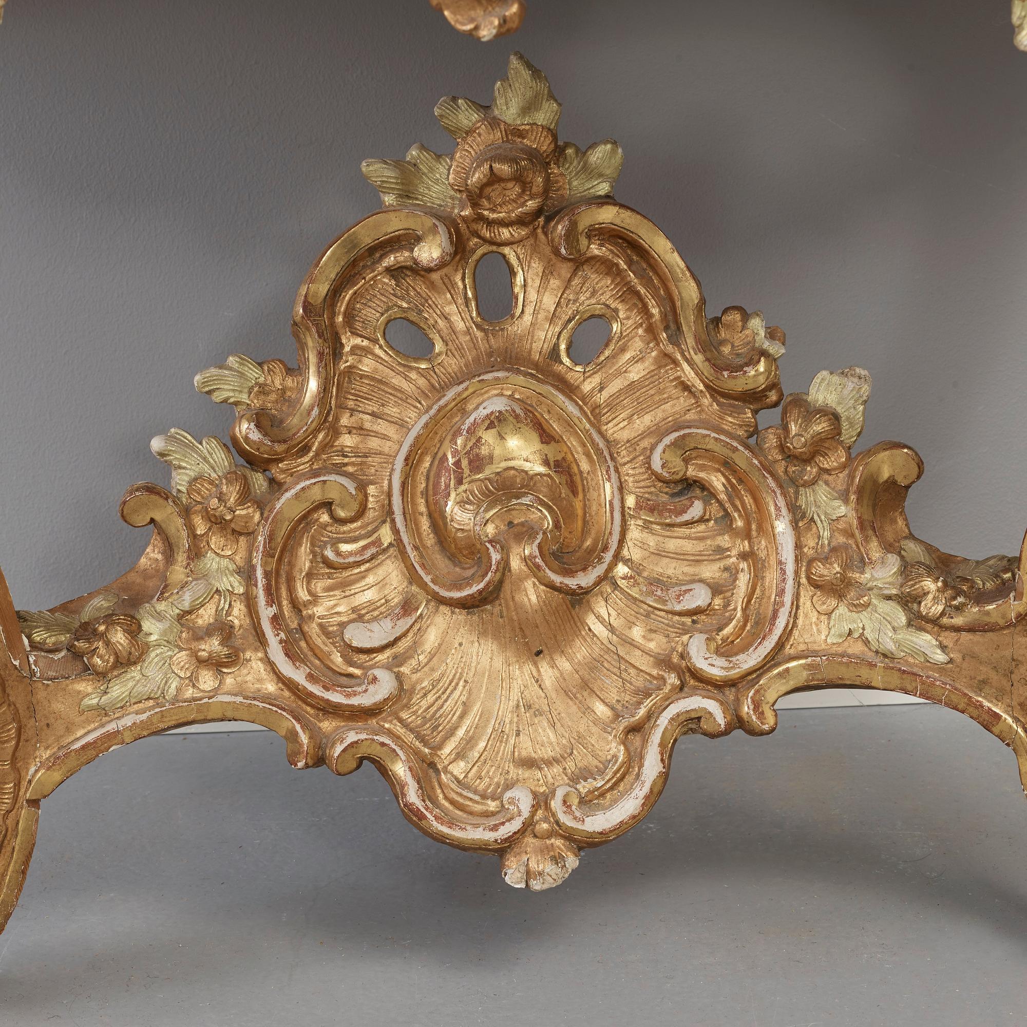 A Swedish Rococo 18th century console table by Adam Flodin, master 1758.