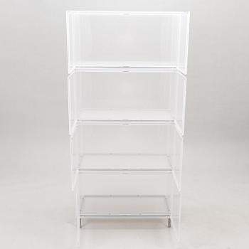 KARTELL, hyllyjärjestelmä, "ONE", 4 kpl, Piero Lissoni/Patricia Urquiola, Italia.